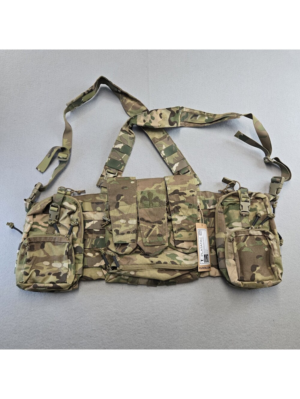 Platatac Peacekeeper Chest Rig MK5 MultiCam One Size Chicom Low Pro Straps NWT
